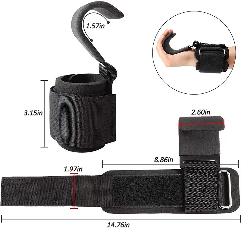 Weight Lifting Hook Grips